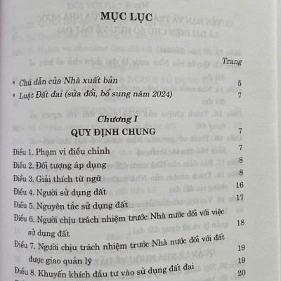 Luật Đất Đai ( Sửa đổi, bổ sung năm 2024)