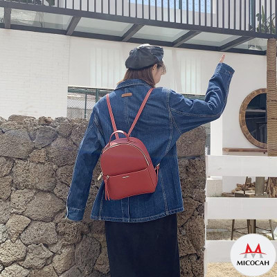 Balo Nữ Mini Thời Trang MICOCAH Đi Học Đi Chơi Phong Cách Hàn Quốc Sang Chảnh Chất Da Cao Cấp Cực Đẹp Giá Rẻ MC19