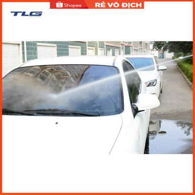 Bộ dây vòi xịt nước rửa xe,tưới cây tăng áp 3 lần 15M( nối nhựa xanh) 206317