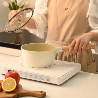 Quánh Phủ Gốm Chống Dính Haatz - Made In Korea Dùng Trên Mọi Loại Bếp - Bảo Hành Chính Hãng 2 Năm