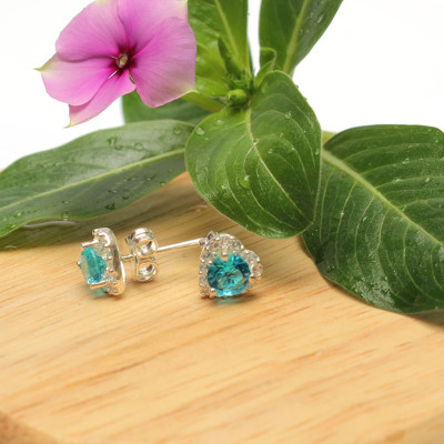 Hoa Tai Nữ Bạc Hiểu Minh HT076