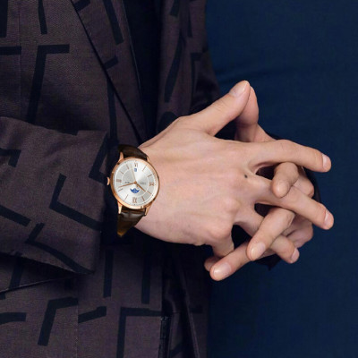 Đồng hồ nam chính hãng IW CARNIVAL IW528G-1 Kính sapphire ,chống xước,Chống nước 30m ,Bảo hành 24 tháng,Máy cơ (Automatic),Dây da cao cấp