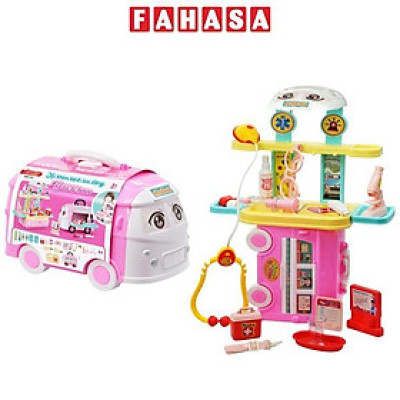 Đồ Chơi Xe Khám Bệnh Lưu Động - Y Tá Tí Hon - Firstar DK81357