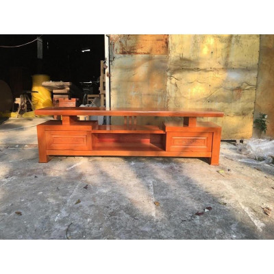 Kệ tivi kiểu Nhật gỗ sồi Nga kệ 1.8m