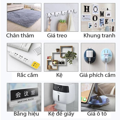 Băng keo dán nano 2 mặt siêu dính trong suốt dày 1mm dài 3m , 5m rộng 2cm , 3cm , 5cm - Hàng chính hãng