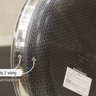 Chảo chiên iNox Blackcube Imat 30cm