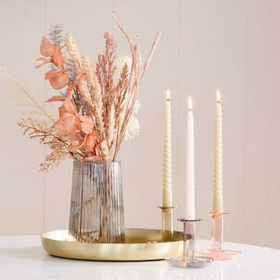 Khay trang trí | JYSK Erling | aluminium | màu đồng xước phay | DK34xC4cm