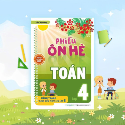 Sách Phiếu Ôn Hè Toán Lớp 4 - Megabook