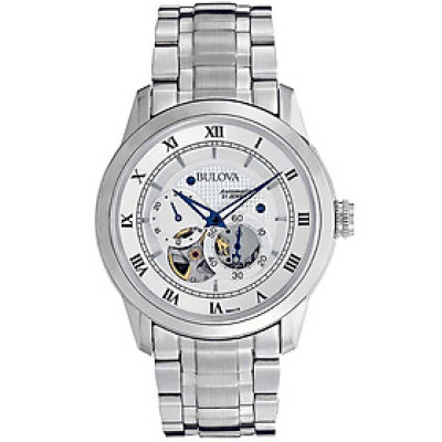 Đồng Hồ Nam Bulova Dây Thép Không Gỉ 96A118 - Mặt Trắng