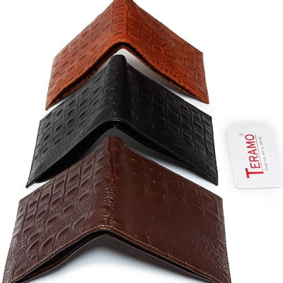 Bóp Ví Nam Da Bò Thật Teramo 3 Màu Cao Cấp V01