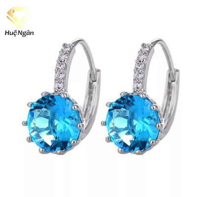 Bông tai bạc Ý Huệ Ngân - Hạt xinh RYE140968