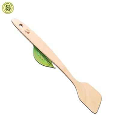 Vá Sạn Gỗ 09 Xẻng Lật Đảo Trở Siêu Mỏng Cán Dài ( 40 x 7.5 cm ) - Đồ Gỗ Nhà Bếp Thương Hiệu Trường Sơn