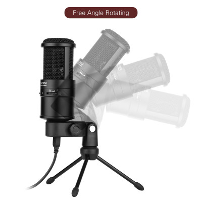 Takstar PC-K220USB - Micro Condenser Thu Âm Kỹ Thuật Số Cho Máy Tính, Điện Thoại - Hàng Chính Hãng