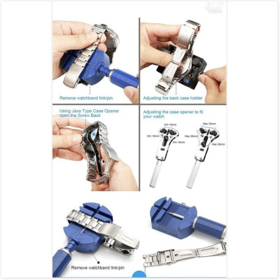 Dụng cụ Thay Pin Thay Dây đồng hồ chuyên nghiệp Baban full box