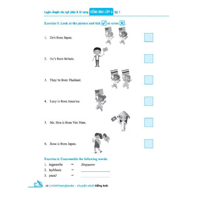 Sách - Global Success Luyện Chuyên Sâu Ngữ Pháp Và Từ Vựng Tiếng Anh Lớp 4 Tập 1 - Có Đáp Án - Minh Thắng