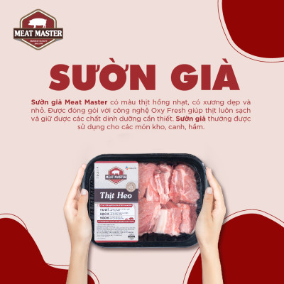 Sườn già heo Meat Master ( 400G )- Giao nhanh