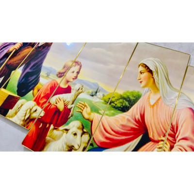 (HCM) Tranh treo tường thiên chúa giáo trang trí phòng khách, phòng thờ kèm đinh treo chuyên dụng