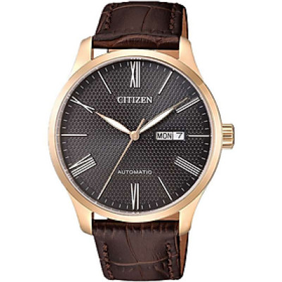 Đồng Hồ Nam Citizen Dây Da NH8353-00H - Mặt Xám