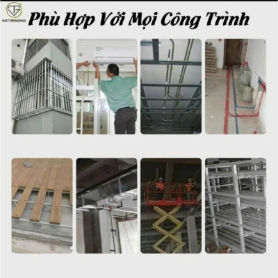 Máy Bắn Đinh Bê Tông , Sắt , Thép Thông Minh Không Cần Điện – Kèm 100 Đinh Cao Cấp, Dễ Dùng
