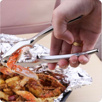  Kẹp  tách hải sản cua ghẹ , tách vỏ các loại hạt bằng inox không gỉ , phụ kiện nhà bếp đa năng 