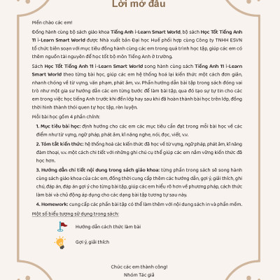 Học tốt Tiếng Anh 11 i-Learn Smart World