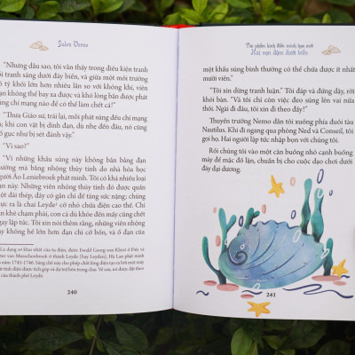 Combo - Tác phẩm kinh điển minh họa mới - Hai vạn dặm dưới biển