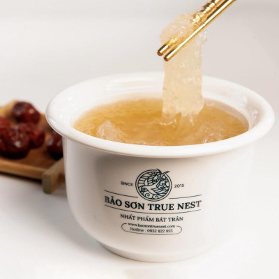 THỐ SỨ CHƯNG YẾN CAO CẤP KÈM NẮP - MÀU TRẮNG SANG TRỌNG - BẢO SƠN TRUE NEST