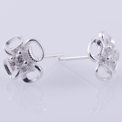 Bông tai bạc S925 Italia Bạc Xinh Huệ Ngân- RYE140776