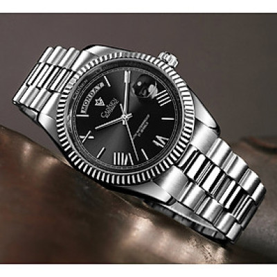 Đồng Hồ Nam Cadisen C8185M6 Chính Hãng Full Box Chống Nước Kính Chống Xước Dây Thép BH 2 Năm Máy Cơ