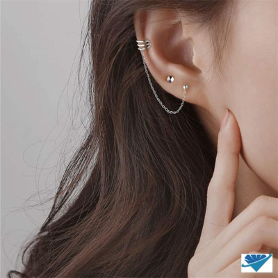 Bông tai bạc thời trang cao cấp chất liệu bằng bạc s925 SA0145