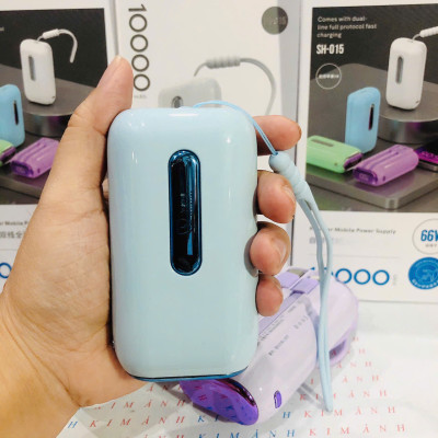 ãngPin sạc dự phòng SH-015 công suất 22.5W sạc siêu nhanh, dung lượng 10000mAh sạc nhanh hai chiều, có tiêu chuẩn 3C, hàng chính hãng