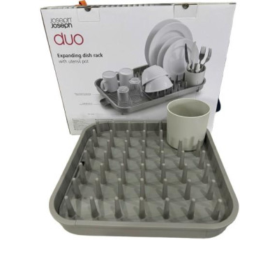 Kệ úp chén bát có thể điều chỉnh kích thước Joseph Joseph màu xám - Duo Expandable Dish Rack (Boxed) - 004755