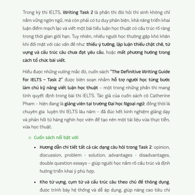 Sách - The Definitive Writing Guide For IELTS - Task 2