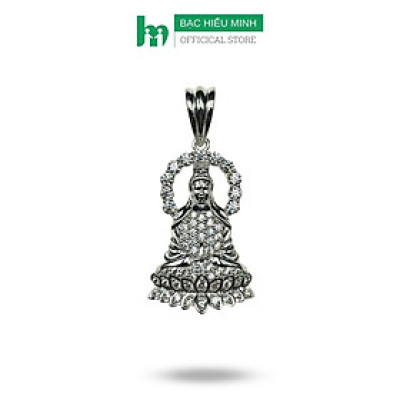 Mặt Dây Chuyền Nam Nữ Bạc Hiểu Minh MDN046 phật bà