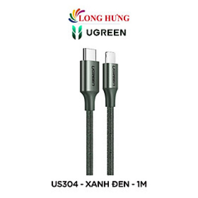 Cáp dành cho iP Ugreen M/M Cable Aluminum Shell Braided US304 - Hàng chính hãng
