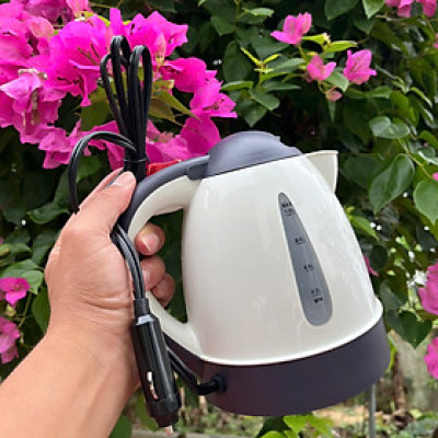 Bình Đun Nước Sôi Trên Ô TÔ 12V-24V Loại Xịn – Pha Mì, Pha Cà Phê, Trà Mọi Lúc Mọi Nơi, ĐÈN TRANG TRÍ , ĐỒNG HỒ TREO TƯỜNG