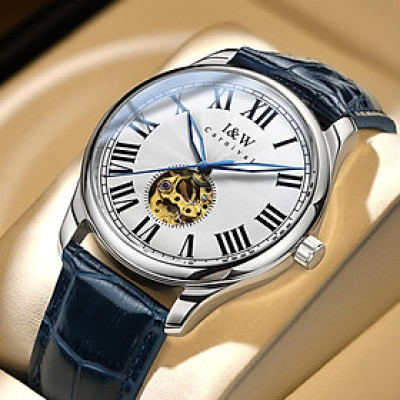 Đồng Hồ Nam I&W Carnival 695G Chính Hãng Full Box Chống Nước Kính Chống Xước Dây Da Cao Cấp BH 60T (Máy Cơ Tự Động)