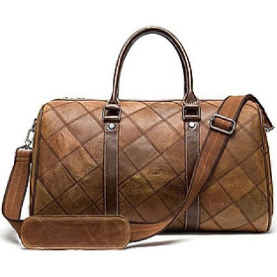 Túi trống Túi du lịch chuẩn da bò BHM8883 Bền bỉ không bong tróc