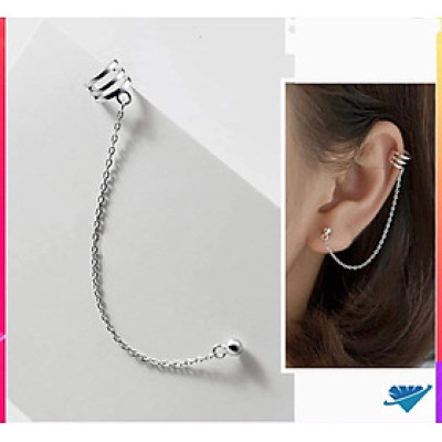 Bông tai bạc thời trang cao cấp chất liệu bằng bạc s925 SA0145