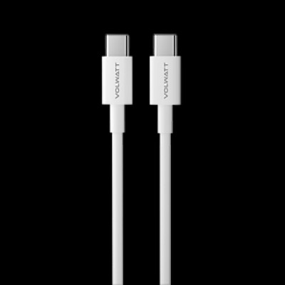 Cáp sạc nhanh & truyền dữ liệu tốc độ cao Volwatt GE-A021-CC 60W Type-C to Type-C Cable - Hàng Chính Hãng