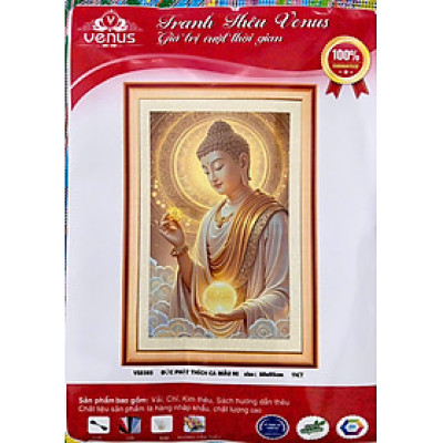 Tranh thêu kín Đức phật vs8303, kích thước 60x95 cm, 11ct thêu 3 sợi