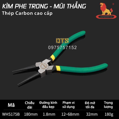 Kìm mở phe trong mũi thẳng công nghiệp WYNN