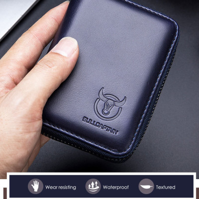 Ví nam đựng tiền đựng giấy phép lái xe thẻ đa năng 100% da bò thật cao cấp phong cách mới