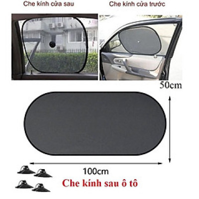 Bộ 3 tấm che nắng cửa kính xe ô tô dạng lưới