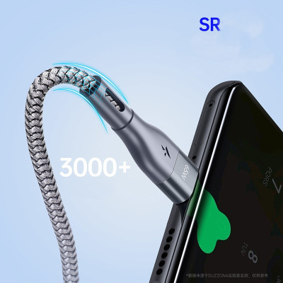 Cáp Sạc Nhanh 65W Type C to Type C, Bọc Dù Duzzona A2 USB C To USB C Cable Compatible with PD 65W_ Hàng Chính Hãng