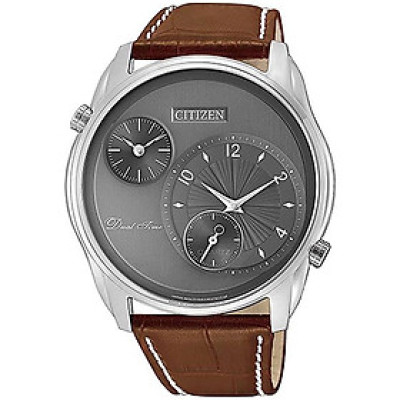 Đồng Hồ Nam Citizen Dây Da AO3030-16H - Mặt Xám