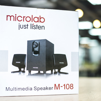 Loa Vi Tính Microlab M-108 2.1 (11W) - Hàng Chính Hãng