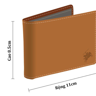 Ví Nam Nhỏ Gọn Cao Cấp HERITAGE, Da Bò Full Grain Siêu Bền Bỉ, Thiết Kế Đơn Giản, Dáng Ngang - Gập 2, Đựng Tiền và Thẻ ATM Tiện Dụng – Hàng Chính Hãng SAIGIO