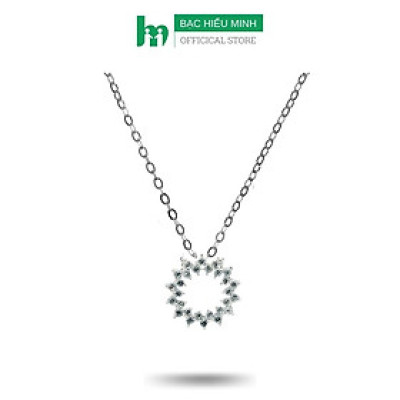 Dây Chuyền Nữ Bạc Huyền Thoại Biển Xanh BẠC HIỂU MINH DMD440