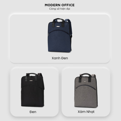 Balo đựng laptop siêu mỏng IDIGO UBP2-4326, ba lô công sở nam nữ thanh lịch